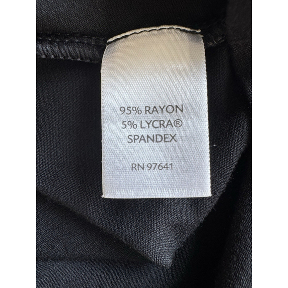 Pure J Jill Black Dress Long Sleeve Pullover Easy Minimalist Style - Picture 5 of 8